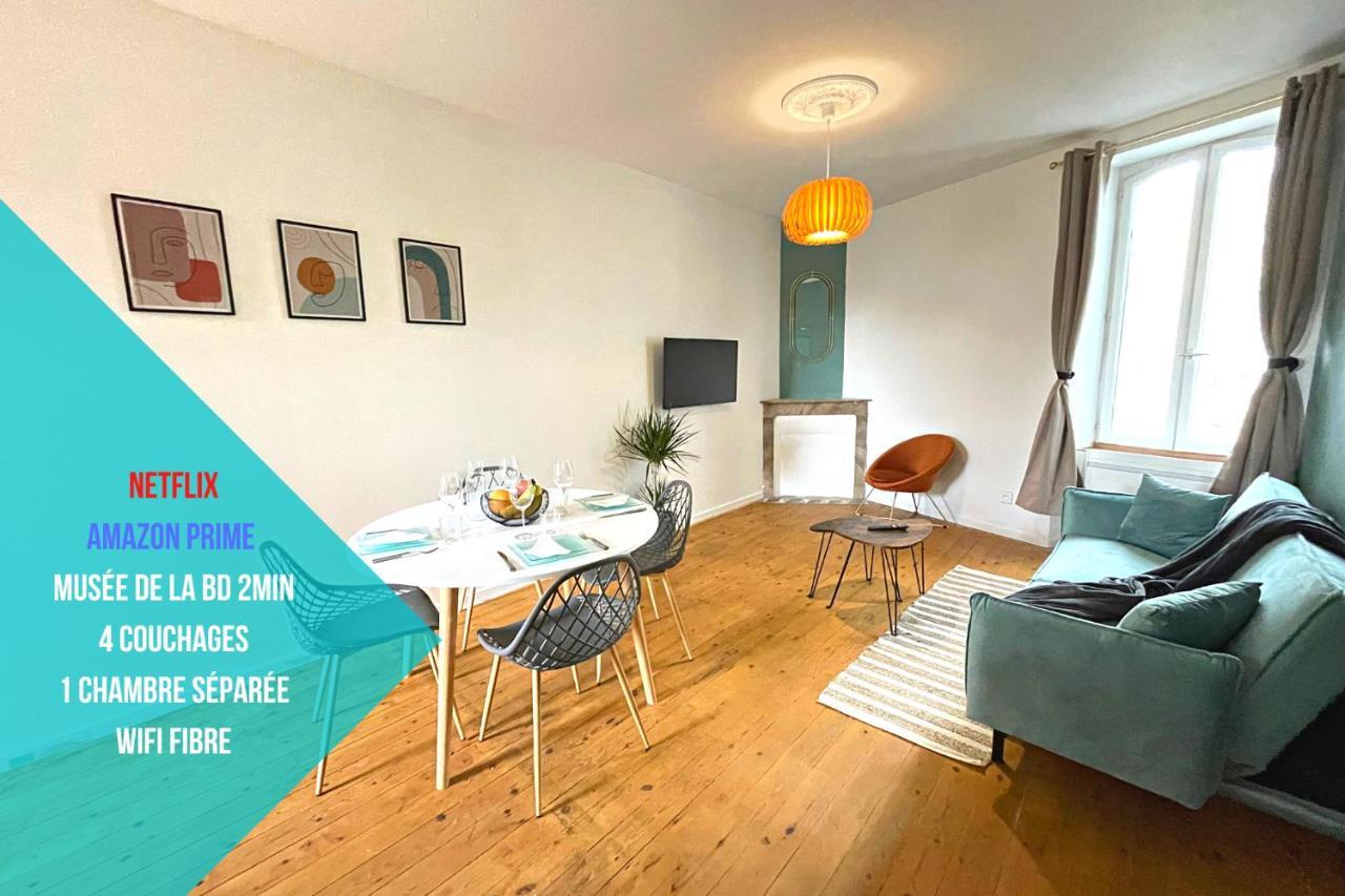 Le Lotus Bleu - Wifi - Netflix Appartement Angoulême Buitenkant foto